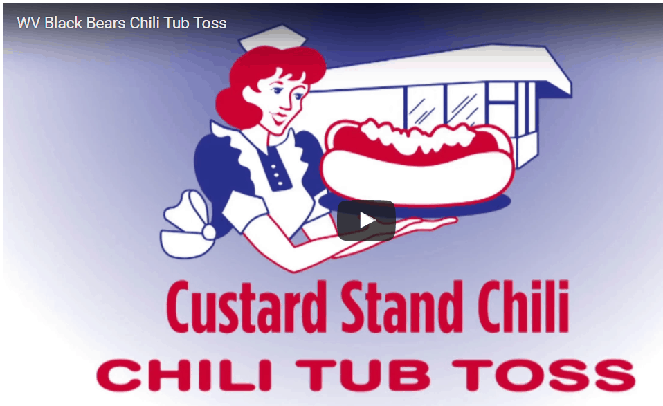 wv black bears custard stand chili tub toss video thumbnail