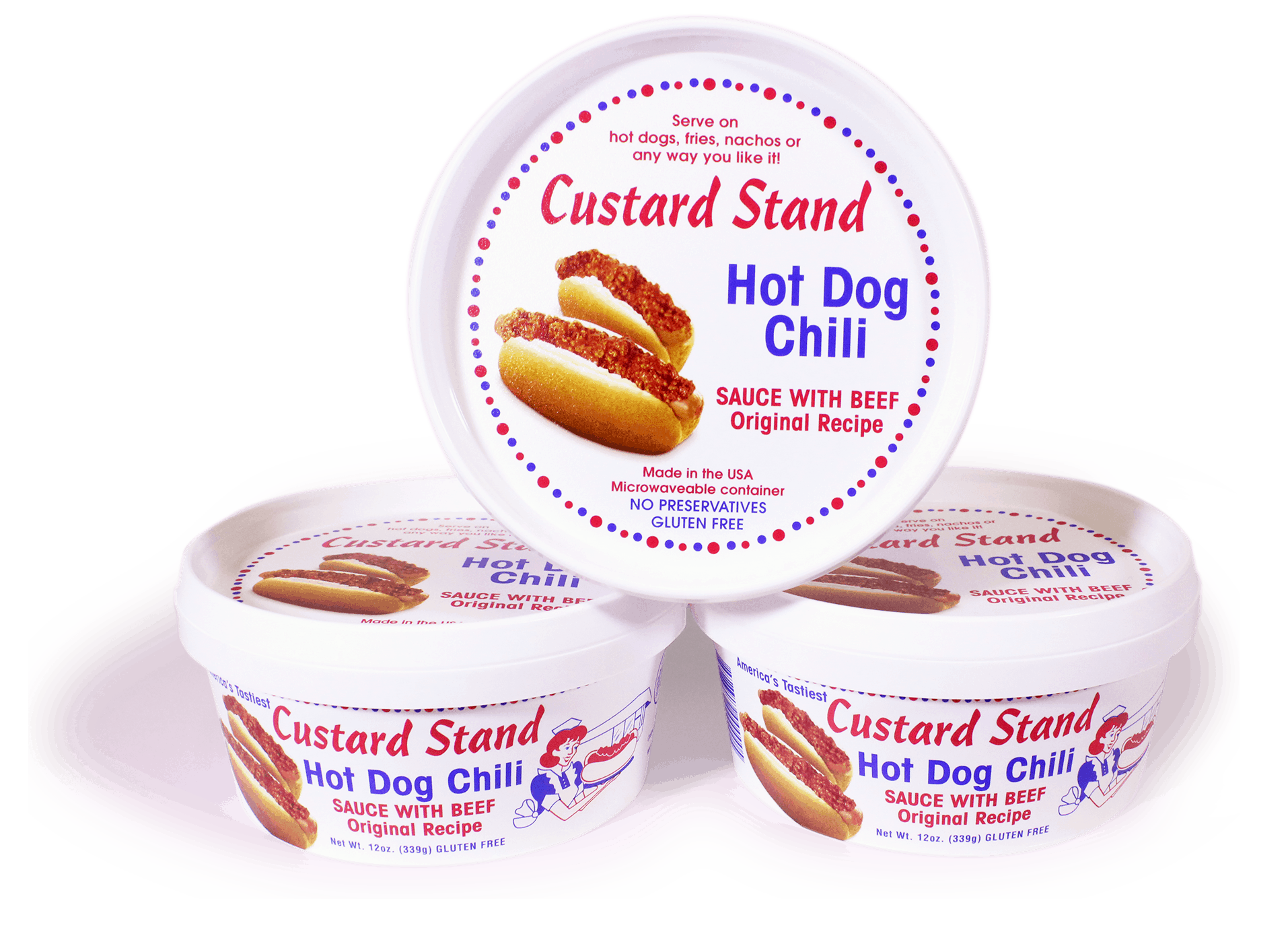Hot Dog Chili by Custard Stand All Beef Hot Dog Chili