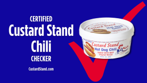 Certified Custard Stand Chili Checker graphic